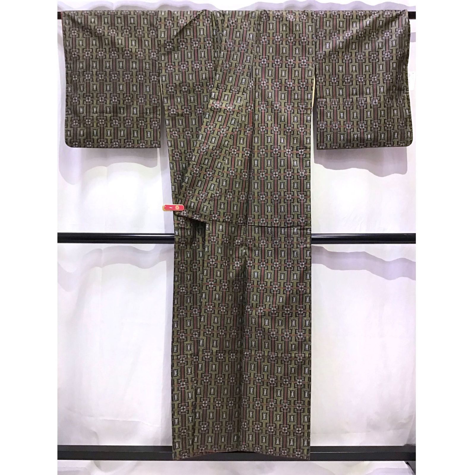 着物・紬・正絹・竹・No.200701-0798・梱包サイズ60 （着物・紬・羽織  