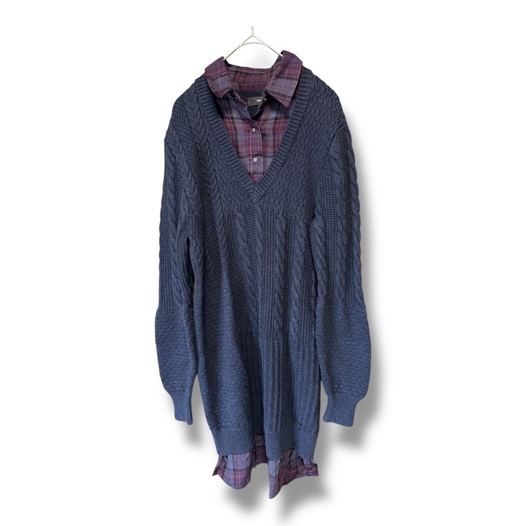 DIESEL ジッパー付きニットセーター タグ付き】ディーゼル K-BOISE