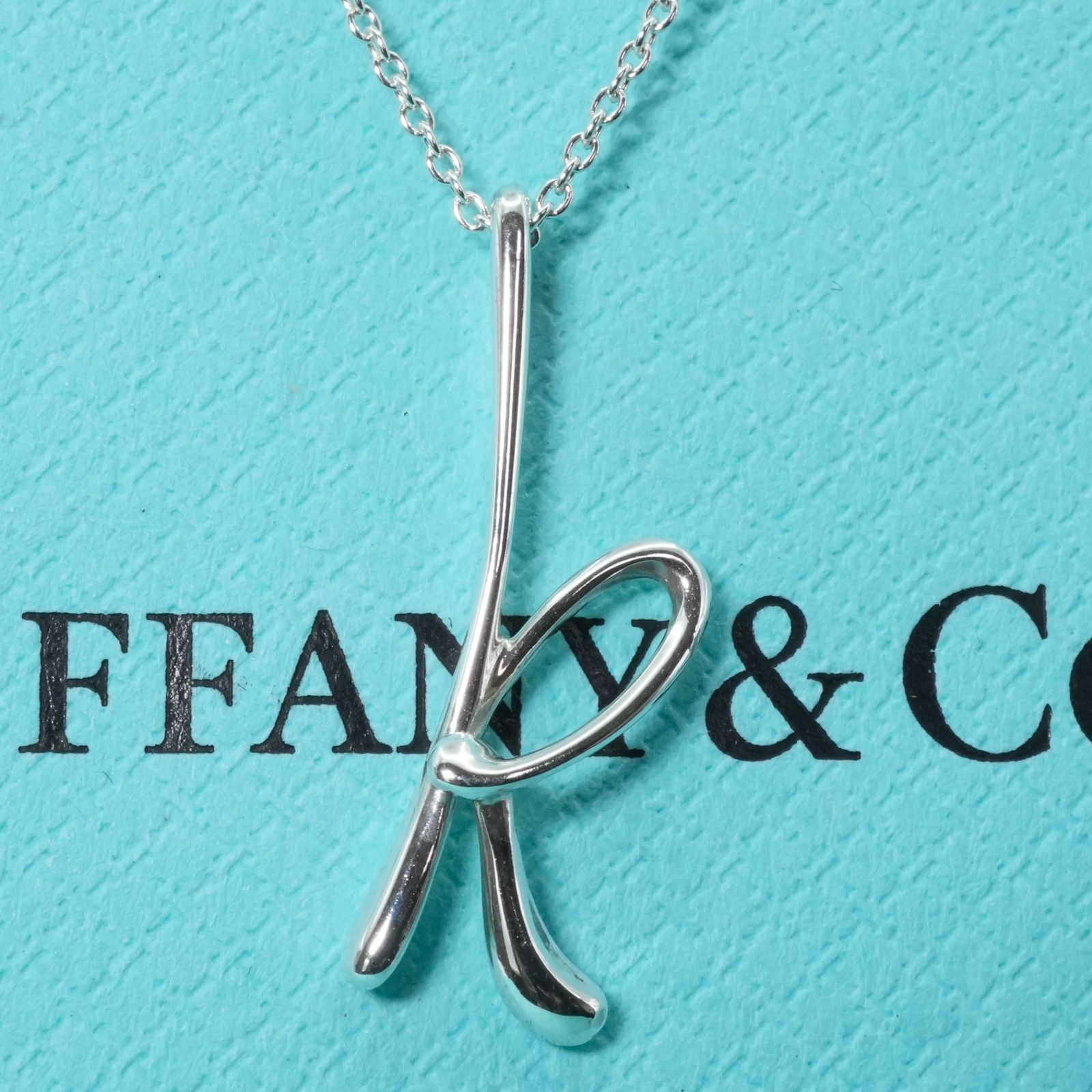 即*9様 最終値下げ！ ティファニー　ネックレス　イニシャルF Tiffany & Co. - ティファニー ネックレス ダイヤ ダイヤモンド