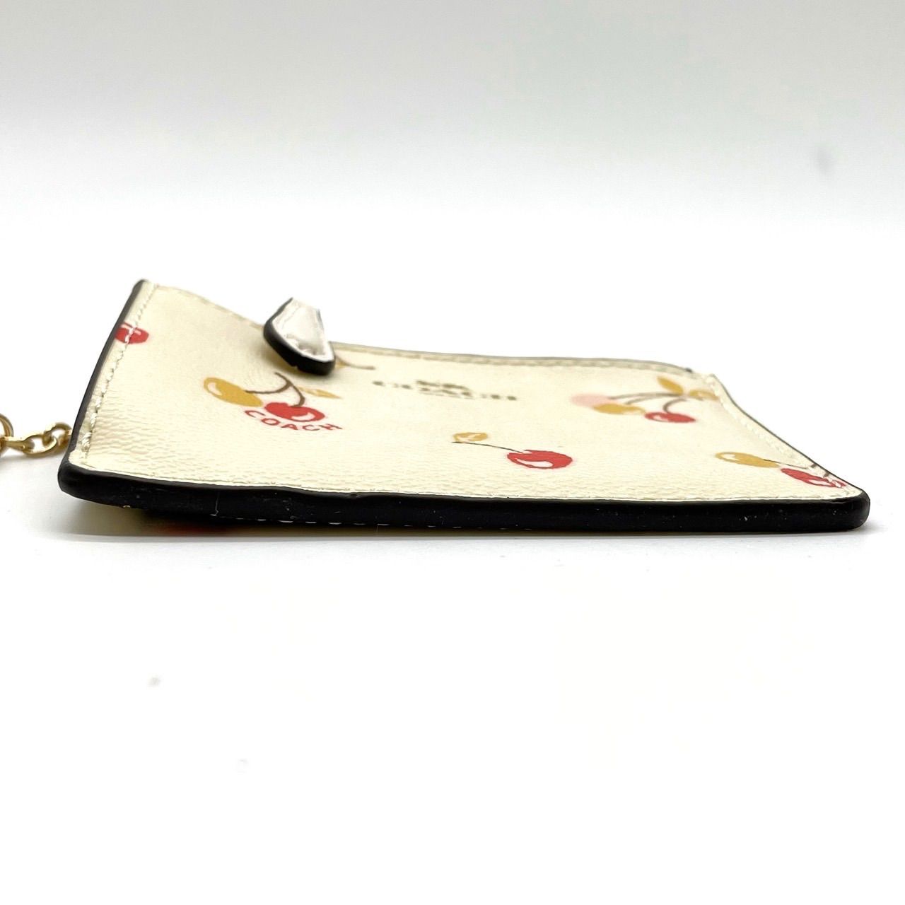 美品】 COACH コーチ コインケース 小銭入れ キーホルダー 花柄 総柄 