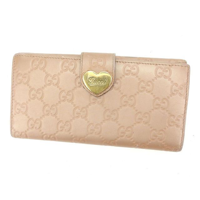 グッチ　gucci 長財布　ハート　ピンクゴールド 楽天市場】【財布】GUCCI グッチ グッチシマ ハート 2つ折長財布