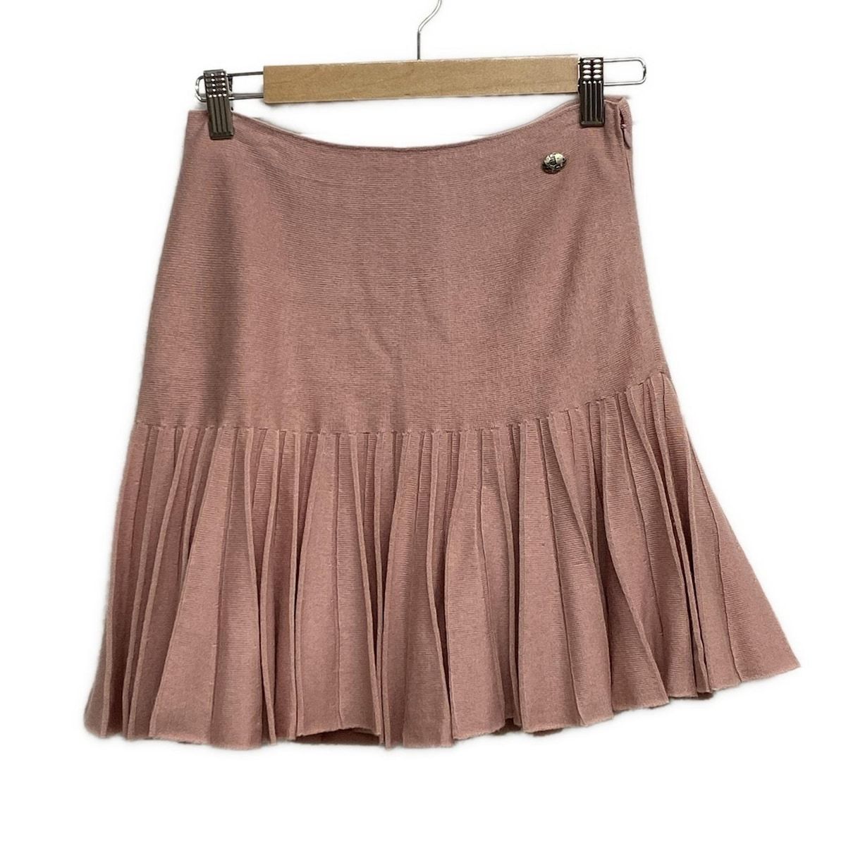 CHANEL シャネル ミニスカート サイズ34 S レディース - P47177 ピンク ニット|2014年