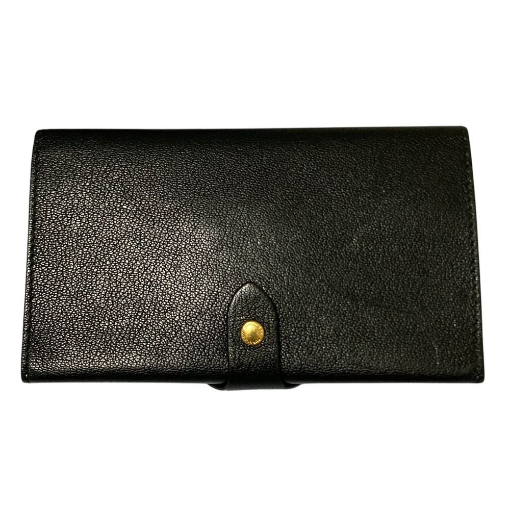 BURBERRY バーバリー 長財布 ノバチェック レザー ブラック 極美品 