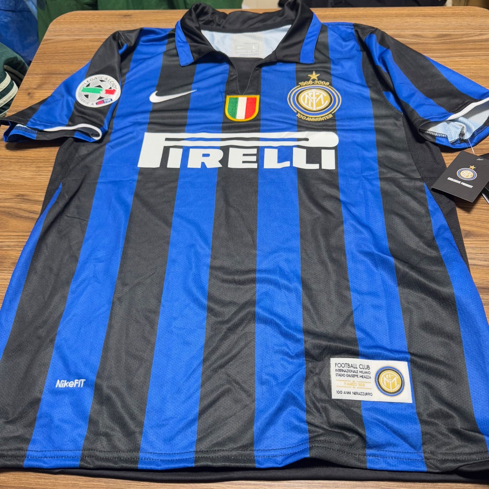 インテル100周年ユニホーム 07-08 インテル100周年記念 ザネッティ