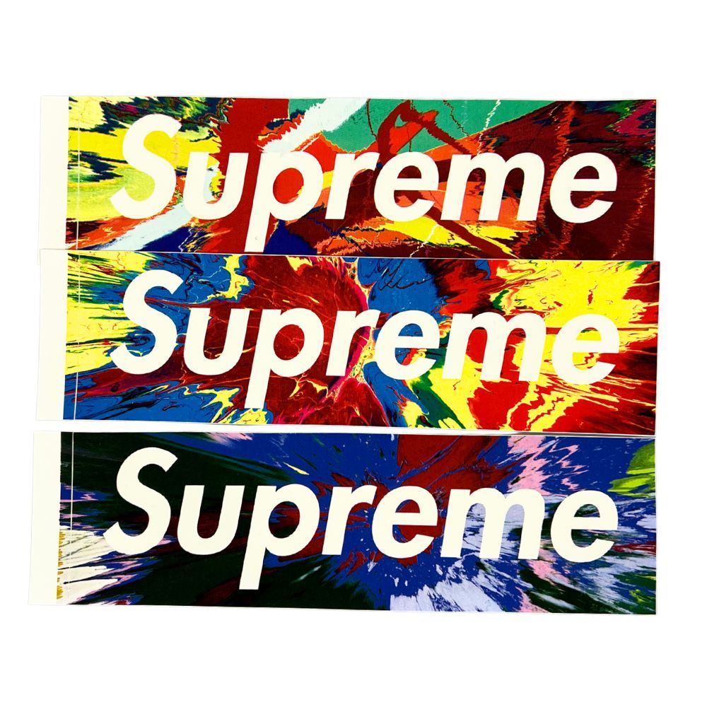 SUPREME シュプリーム Damien Hirst Box Logo Sticker ダミアンハースト ボックスロゴ ステッカー ３枚セット 正規品 | 40612