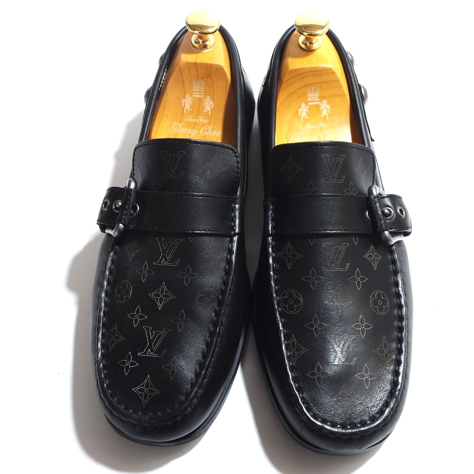 ルイヴィトン Louis Vuitton モノグラム レザーシューズ
