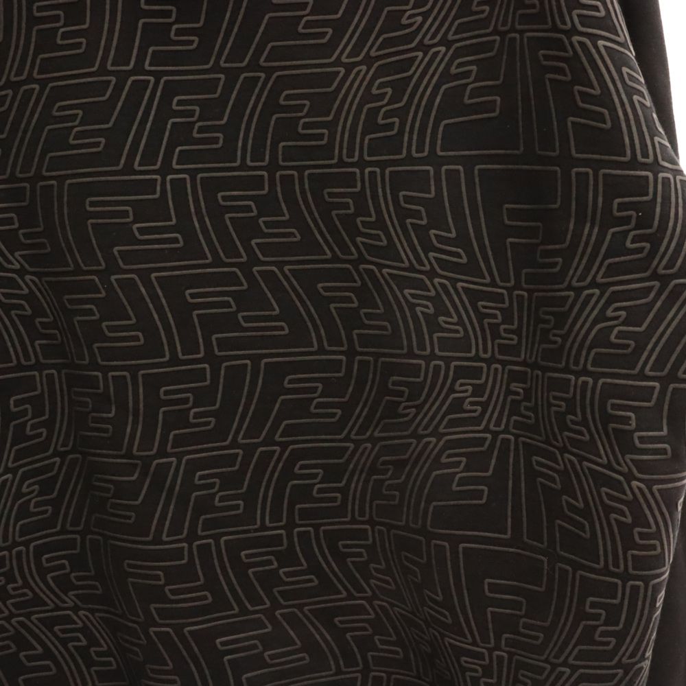 FENDI (フェンディ) FFロゴデザイン スウェットプルオーバーパーカー 