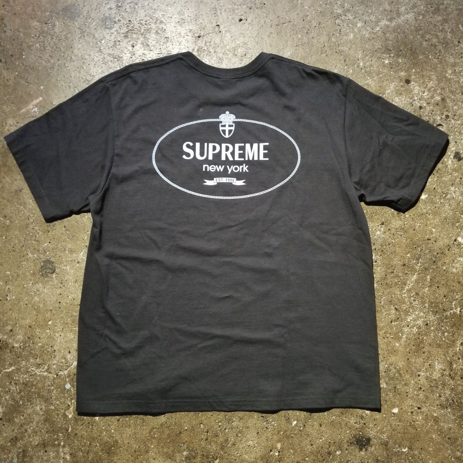 Supreme 24aw Crest Tee L シュプリーム クレスト Tシャツ BLACK