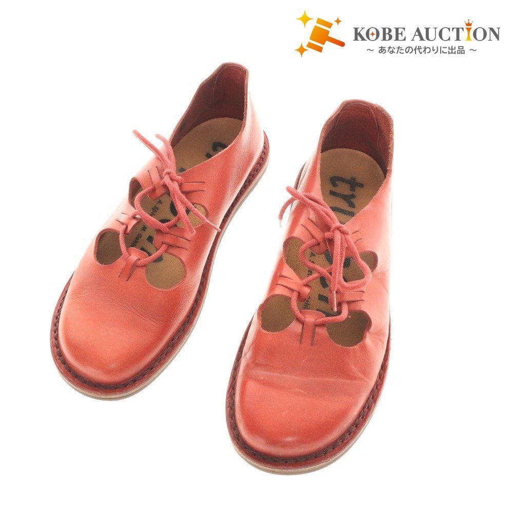 トリッペン シューズ 靴 レディース 38 24～24.5相当 レッド