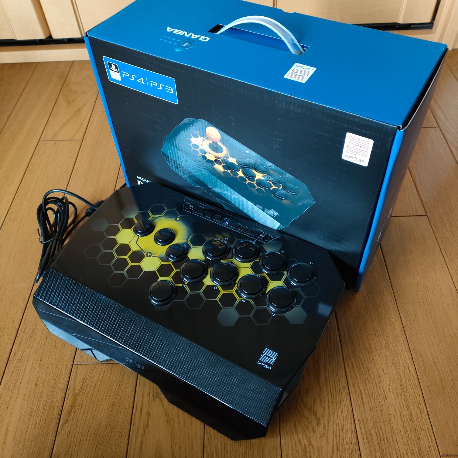 hitbox アケコン ヒットボックス レバーレス QANBA PS4 PC - メルカリ