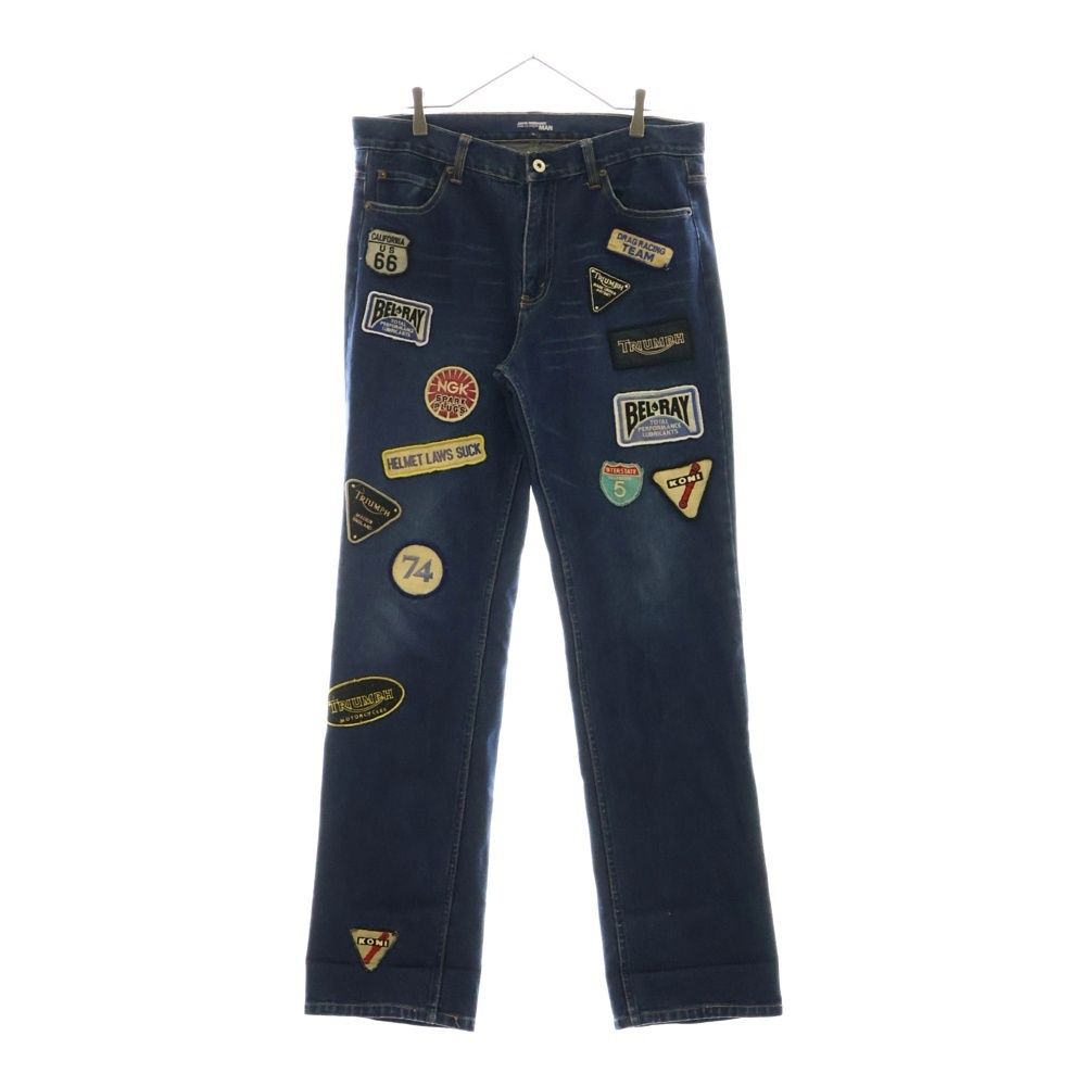 JUNYA WATANABE COMME des GARCONS ジュンヤワタナベ コムデギャルソン ワッペン デニム パンツ インディゴ WI-P001 AD2002