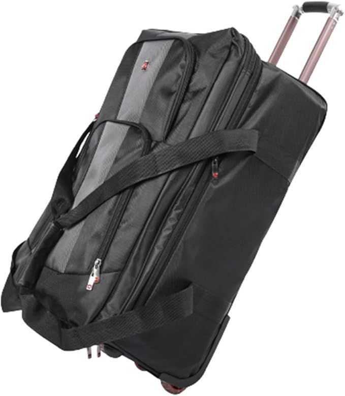 Hefiona ボストンキャリー 3way キャスターバッグ 80L キャリーバッグ 折りたたみ 大容量 3輪 撥水加工 拡張 トロリーバッグ メンズ レディース 旅行 合宿 出張 引っ越し 旅行バッグ スーツケース