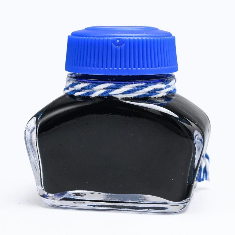 中古-非常に良い】開明 花仙 青墨 1L（花仙 茶墨 1L-書道用品の