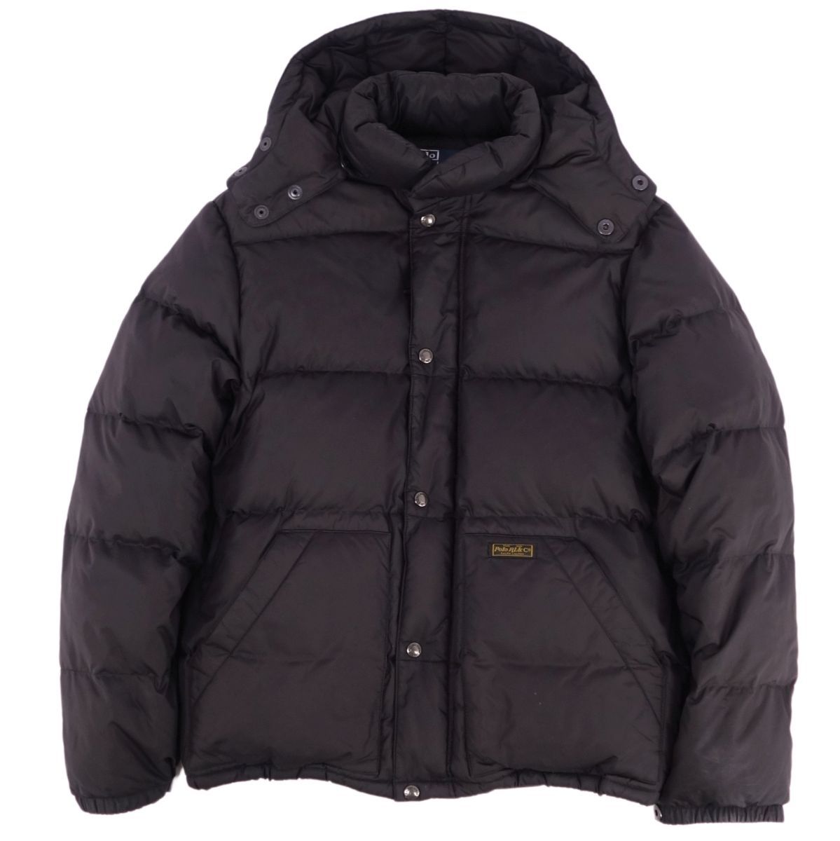 ポロラルフローレン POLO RALPH LAUREN ジャケット ダウンジャケット フード フーディー アウター メンズ S ブラック