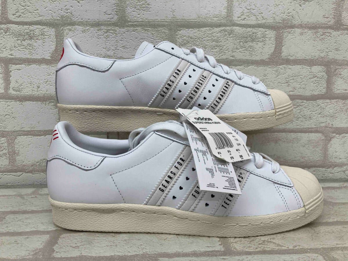 【保障できる】 美品 HUMAN MADE × adidas SUPERSTAR 80s FY0730 ヒューマン 弦楽器