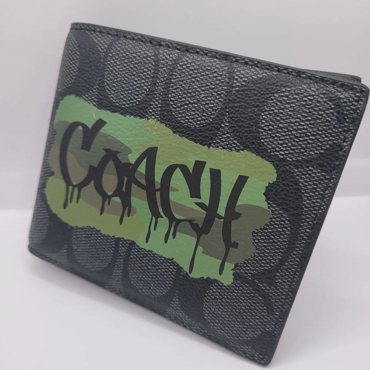 新品】COACH コーチ シグネチャー 財布 折財布 折り財布 メンズ