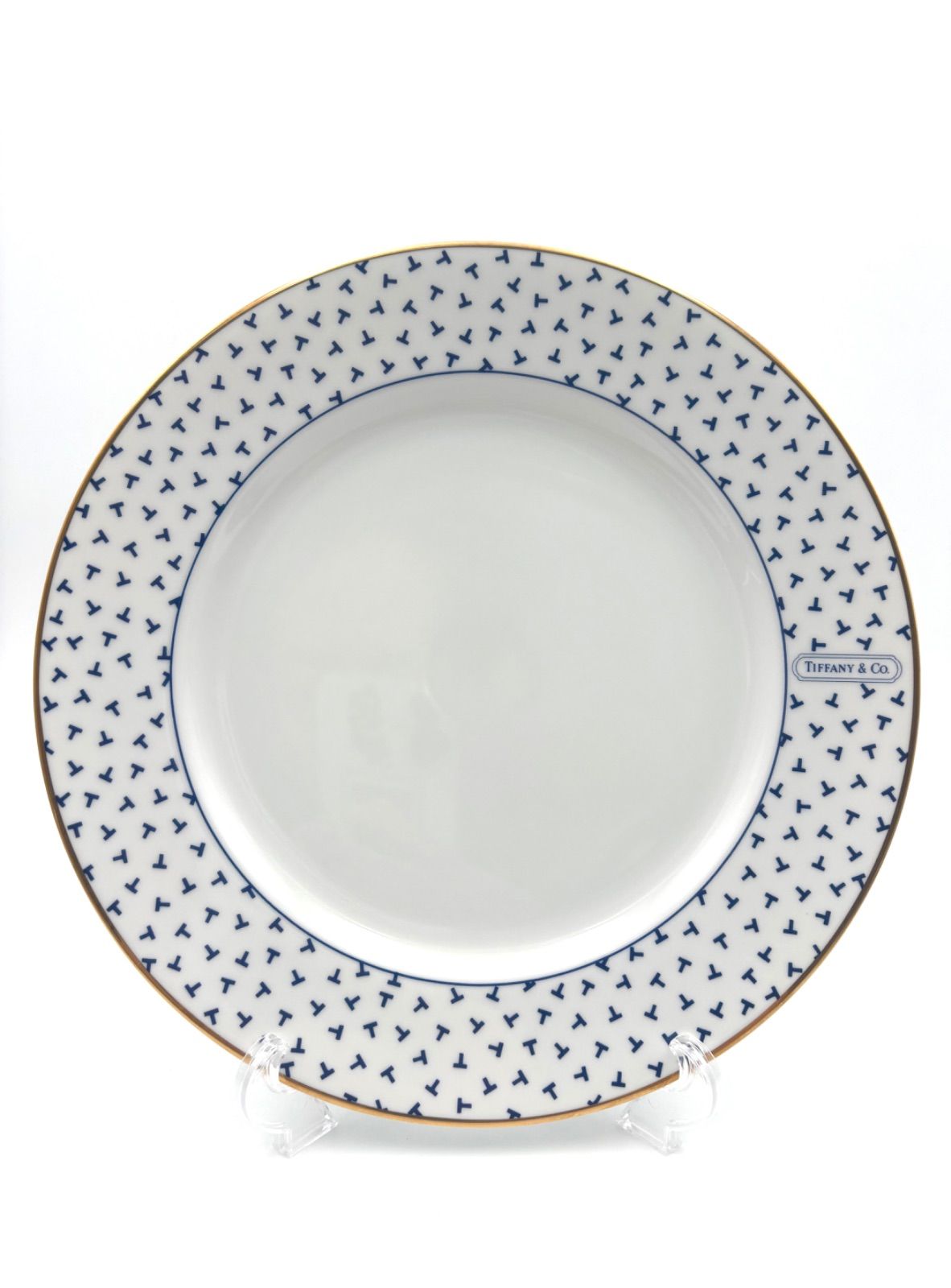 ♥保管品 TIFFANY ティファニー ダンシングT ディナープレート スーププレート デザートプレート ソースカップ 12点 食器セット ディナーセット き