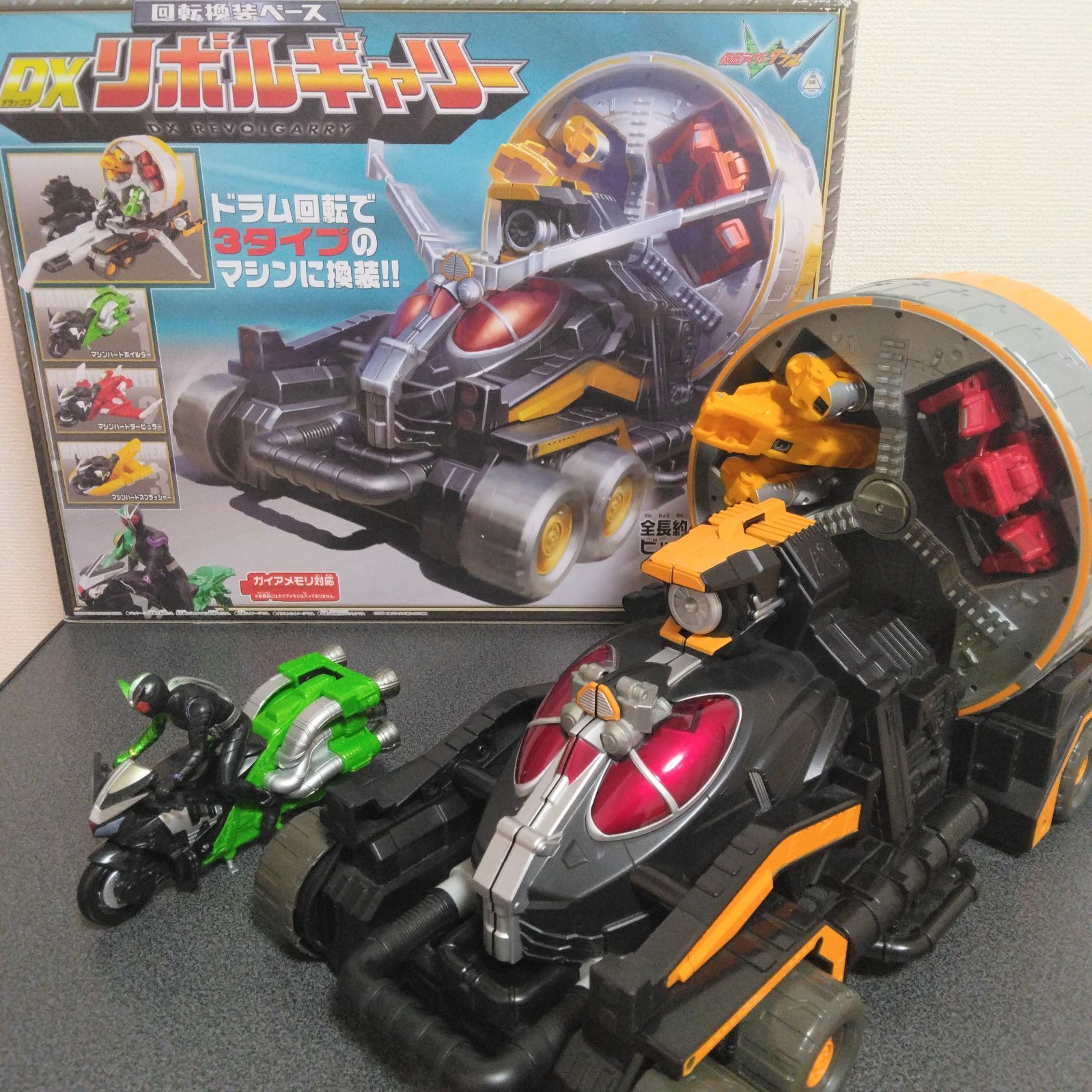 仮面ライダーWダブル 回転換装ベース DXリボルギャリー Kamen