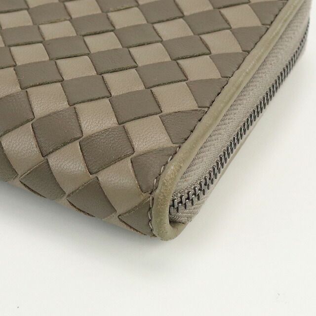 BOTTEGA VENETA イントレチャート ラウンドファスナー ジップ ボッテガ