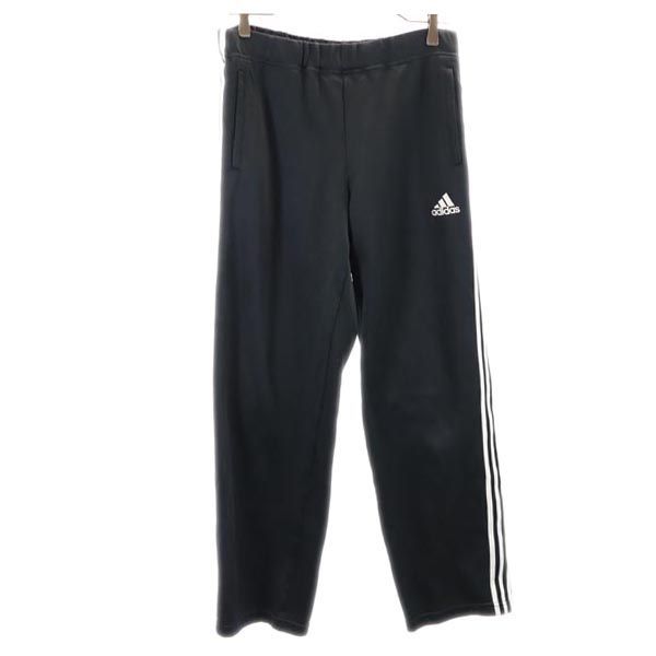 アディダス デサント製 ジャージ 上下 セットアップ O ブラック系 adidas ロゴ メンズ 【中古】 【230926】