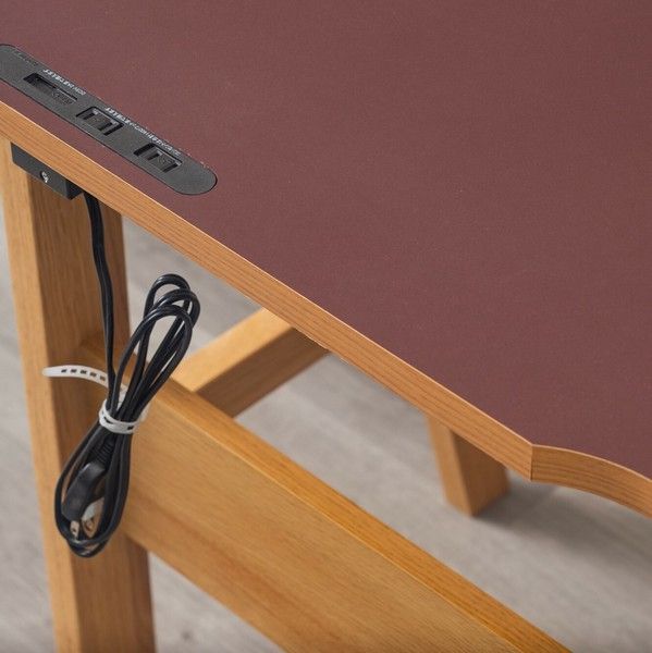 天然の抗菌作用　リノリウム天板の学習デスク 2024年新作】【幅100cm】天然の抗菌作用リノリウム天板の学習デスク