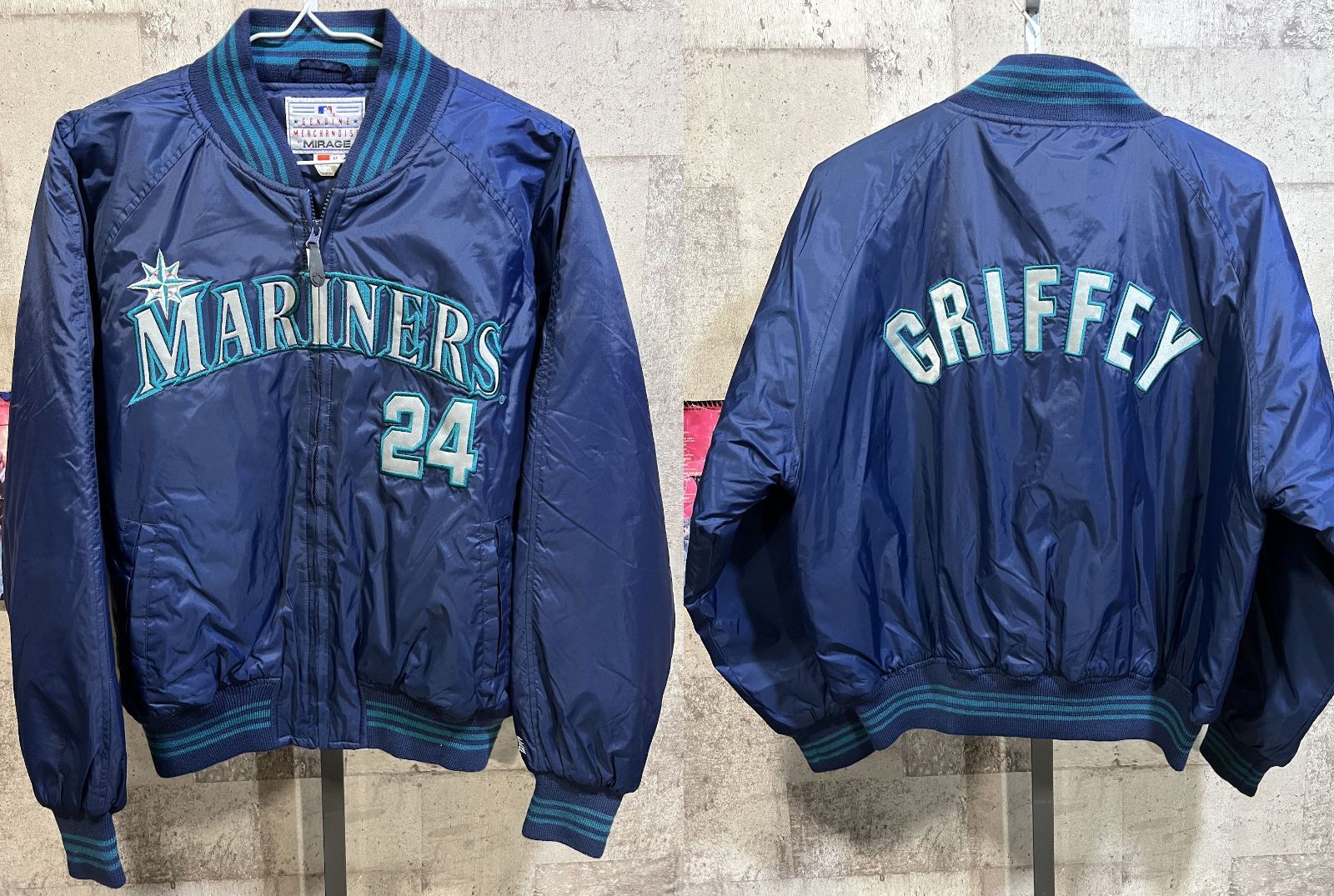 MIRAGE MLB シアトルマリナーズ GRIFFEY 中綿 スタジャン - ジャケット