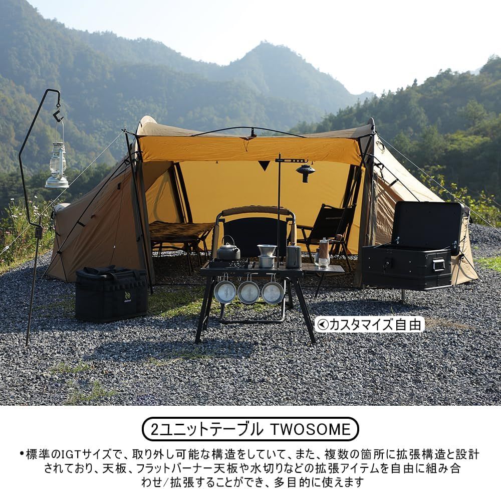 自由軽量コンパクト耐久性IGTキャンプアウトドア卓