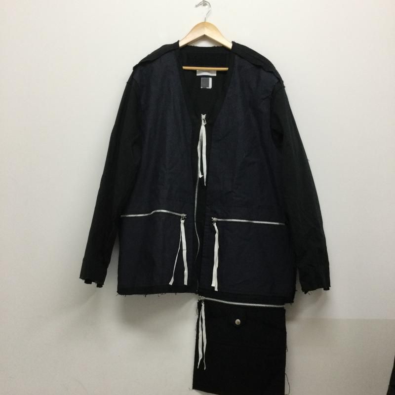 FACETASM ファセッタズム ジャケット 上着 ジャンパー ブルゾン FACETASM 22SS LAYERD LINER JKT ジャケット 4 コットン BLK MIMI-JK-M04