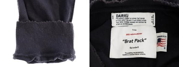 トップス DAIRIKU Brat pack Spangle Tee Brat pack Spangle Tee (21AW C-8) | DAIRIKU / カットソー (MEN