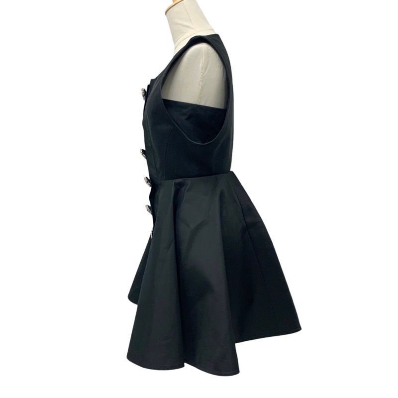 ルイヴィトン LOUIS VUITTON ワンピース シルク ブラック 黒 ボクシー