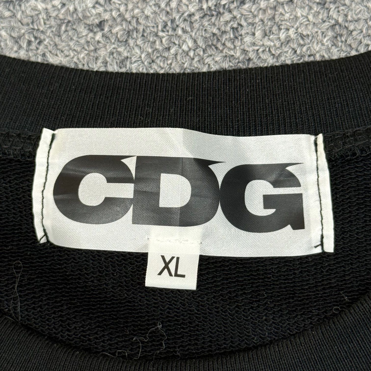 CDG COMME des GARCONS AD2020 バックロゴクルーネックスウェット トレーナー シーディージー コムデギャルソン SZ-T002 ブラック XL 72147A6