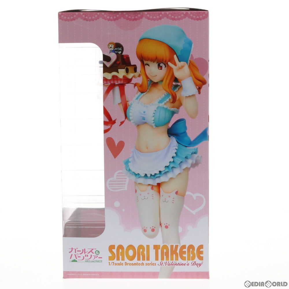 DREAM - ドリームテック 武部沙織【バレンタインエプロン】(たけべさおり) ガールズ&パンツァー 1/7 完成品 フィギュア(DT-148) ウェーブ(WAVE) ドリームテック 武部沙織【バレンタインエプロン】(たけべさおり