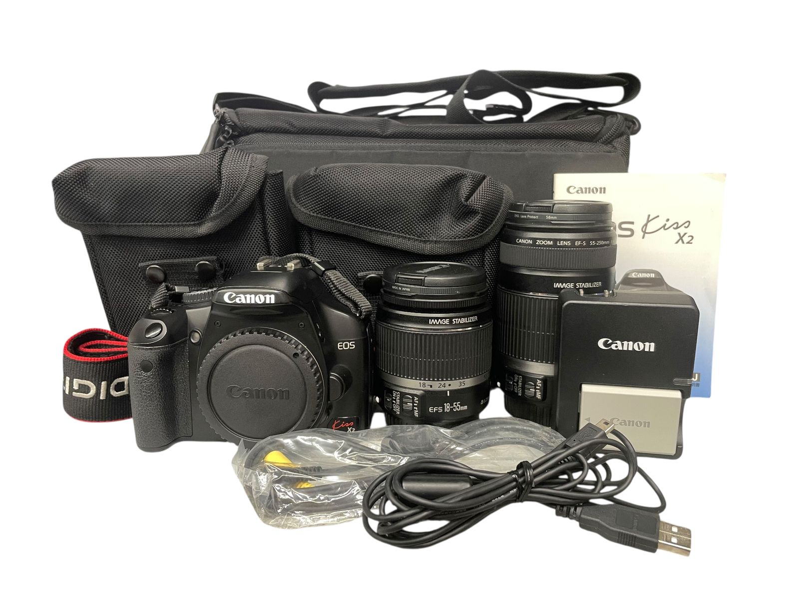 カメラ Canon EOS KissX2 デジタル一眼レフカメラ DS126181