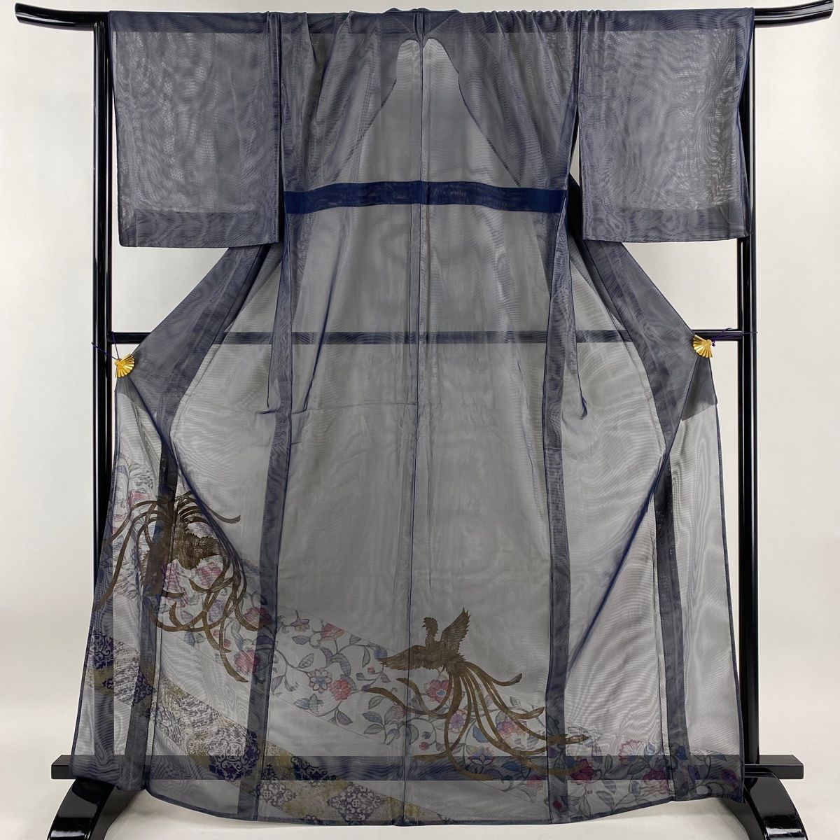 色留袖 身丈152cm 裄丈66cm 正絹 名品 【中古】（楽天市場  