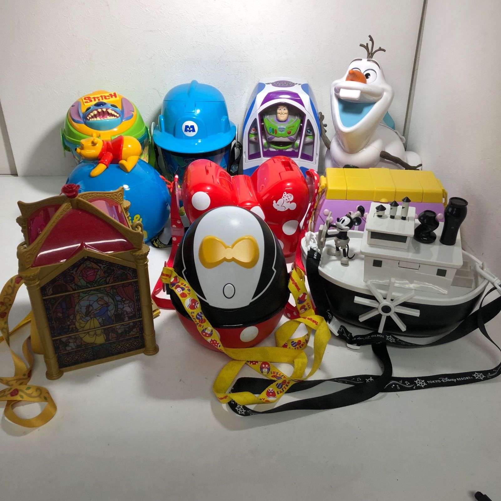 ディズニー　ポップコーンバケット　まとめ売り　おまけ付き ディズニーまとめ売り ポップコーンバケット ストラップ ミニ