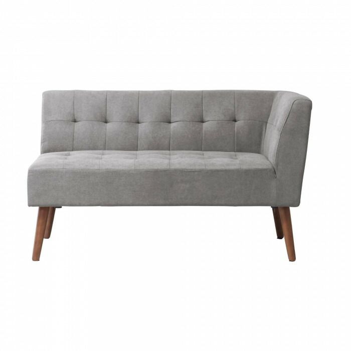 弘益 KOEKI MASH ミルド アームソファ左肘 グレー MLDLS001LGR