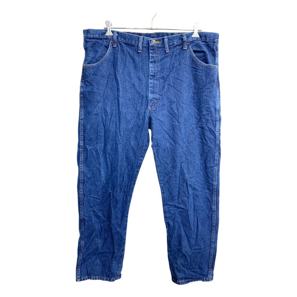 RUSTLER デニムパンツ W44 ラスラー ビッグサイズ インディゴ コットン メキシコ製 古着卸 アメリカ仕入 2501-861