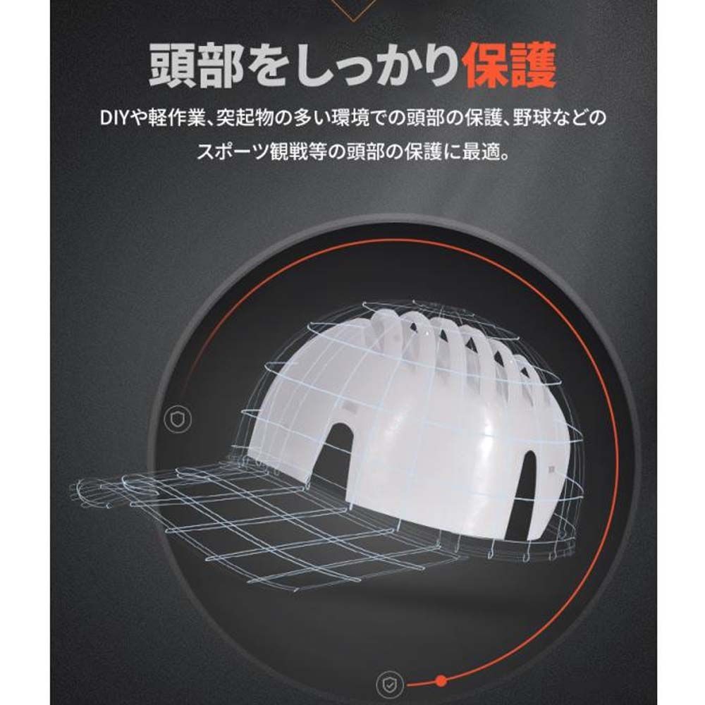 帽子型ヘルメット 顎紐付き 通気性 防災ヘルメット フラットメット 取り外せて洗濯 男性 女性 8カラー 大人用 高校生  ヘルメット 自転車用 あご紐付き 防災ヘルメット 軽量 【飛来・落下物用】軽量