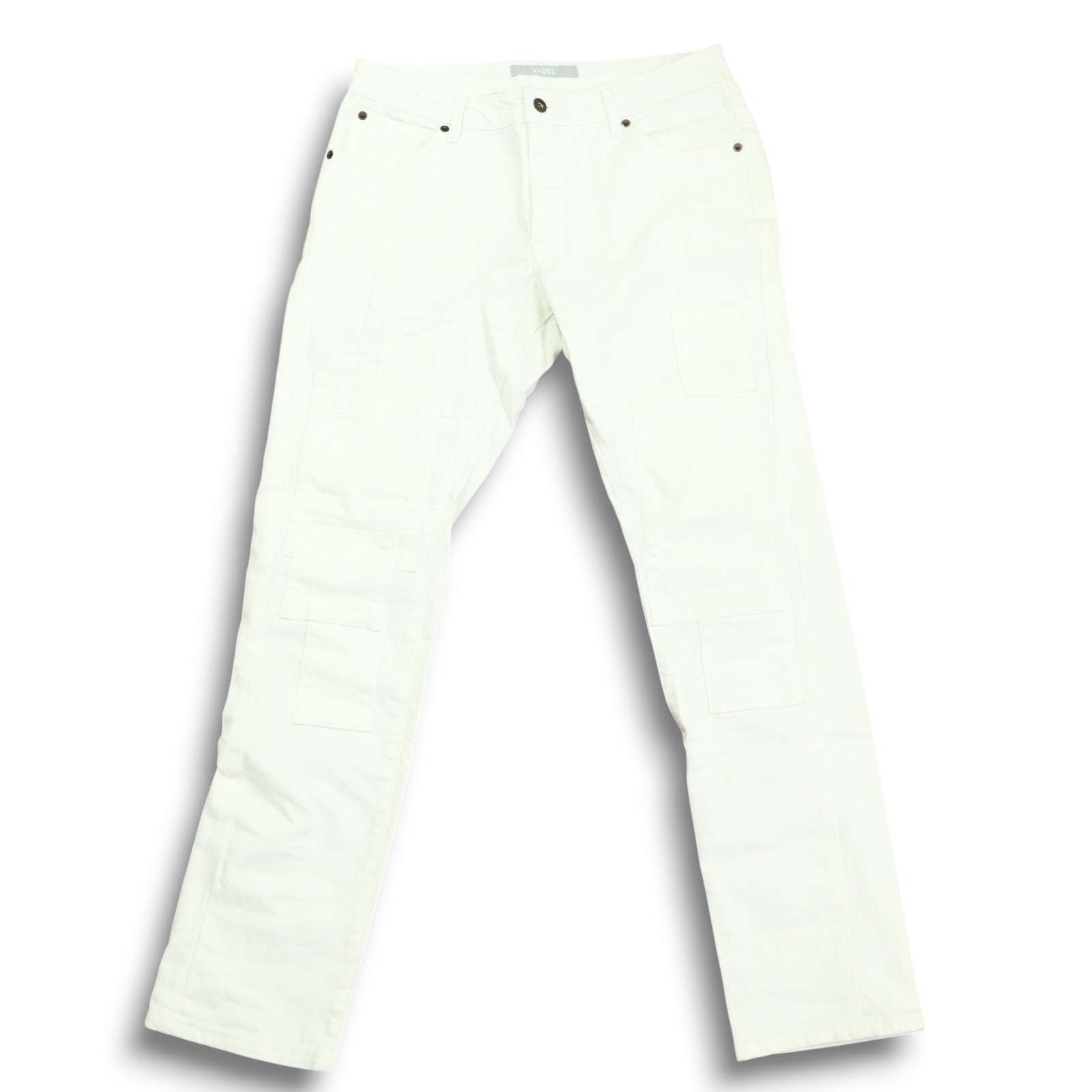 VADEL バデル 通年 パッチワーク ストレッチ☆ デニム パンツ ジーンズ 