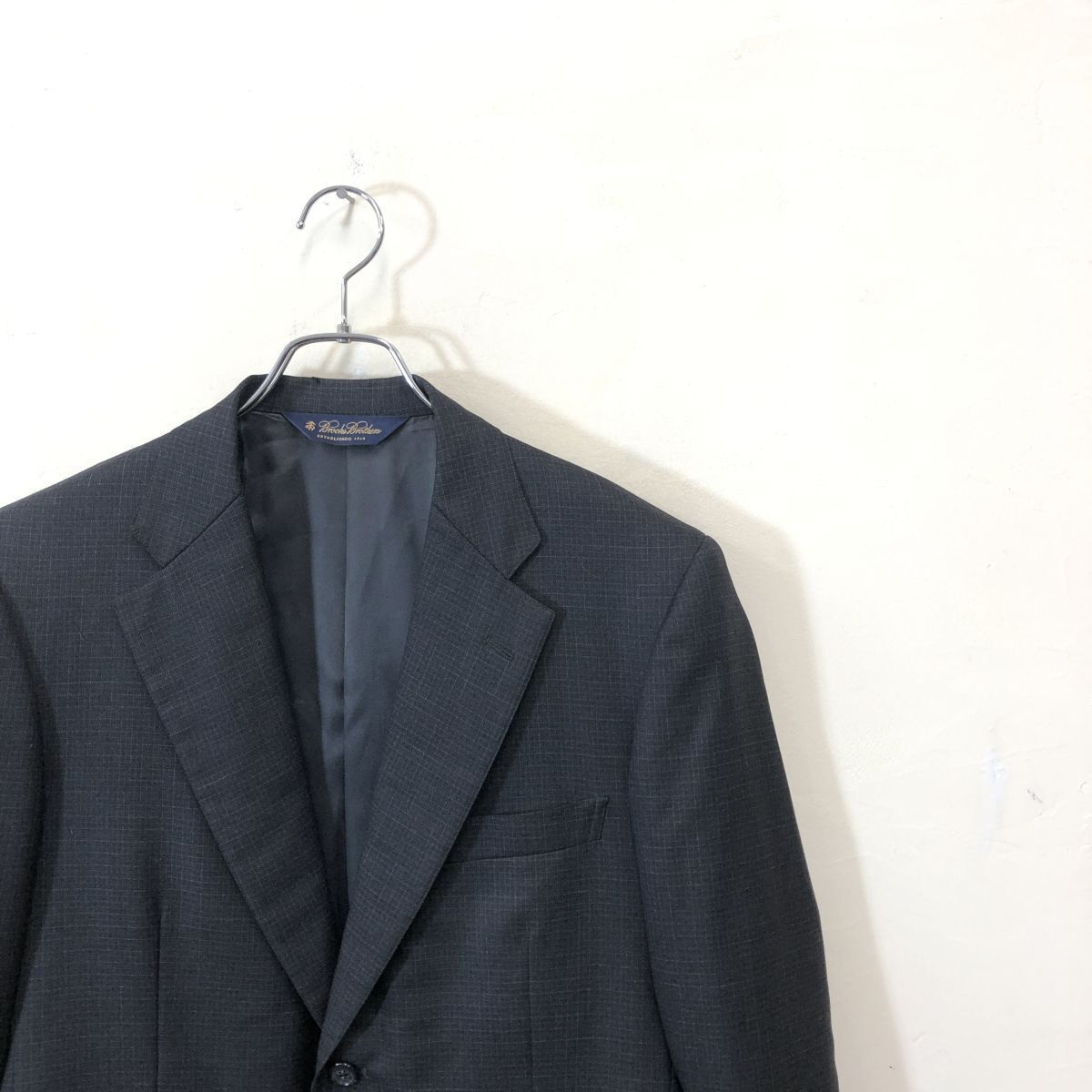 【ヘリンボーン】ブルックスブラザーズ　テーラードジャケット　総裏　センターベント 古着 ブルックスブラザーズ Brooks Brothers 1818 Fitzgerald ウール