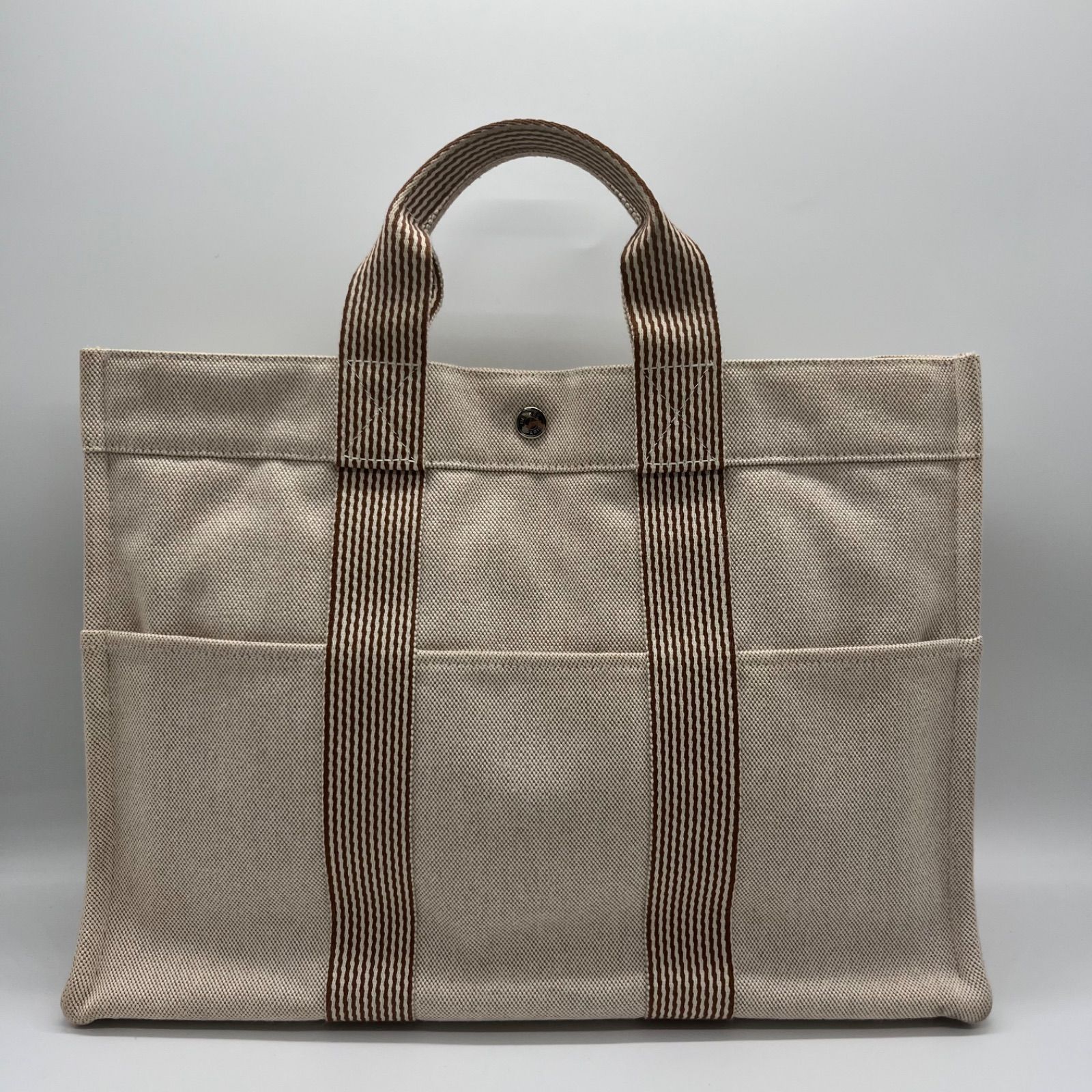 未使用に近い】HERMES エルメス ニューフールトゥ MM トートバッグ  