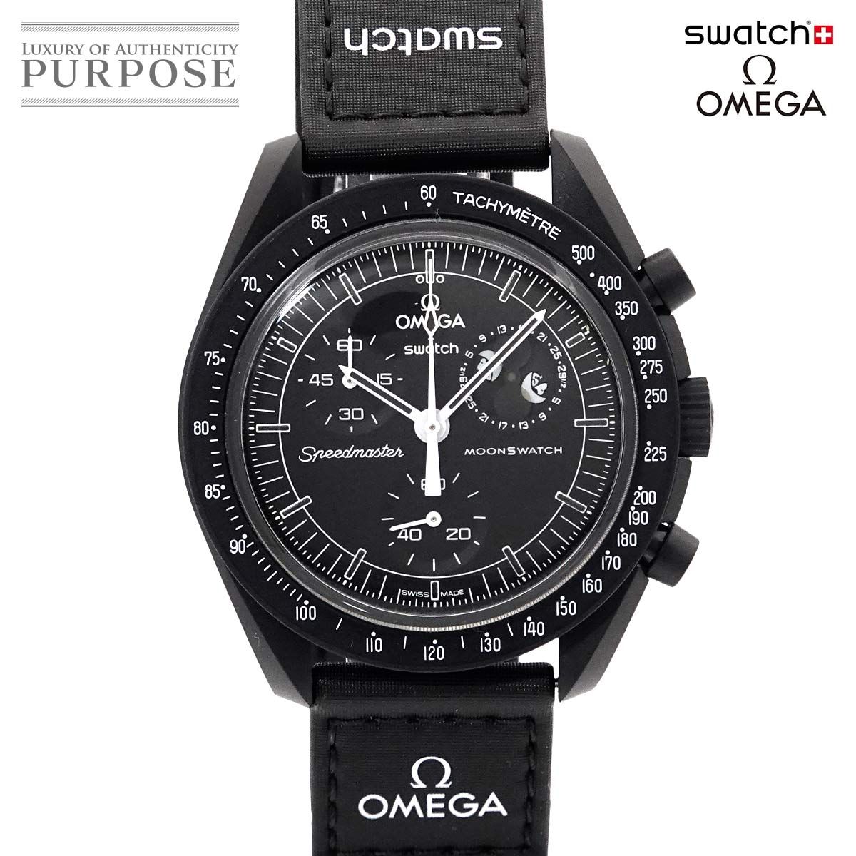 スウォッチ swatch OMEGA×swatch バイオセラミック ミッショントゥザムーンフェイズ ニュームーン SO33B700 Mission To The Moon 90283891