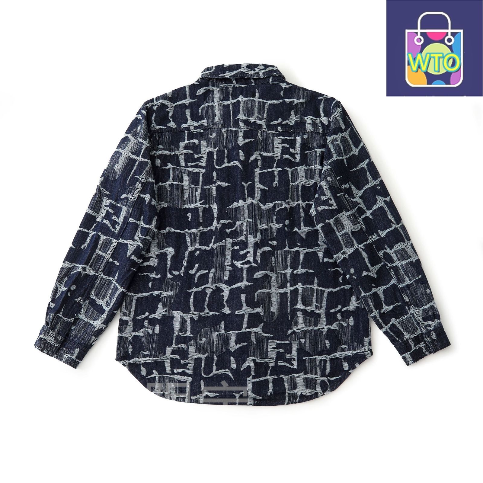 FENDI デニムジャケット FENDI 25cruise マルチカラーFF ブラックデニム ジャケット