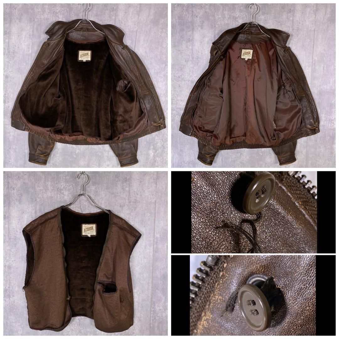 その他ブランド / レザージャケット・ブルゾン/L/羊革/BRW/BRUNATI/フライトレザー BRUNATI』 (L) フライトレザージャケット - メルカリ