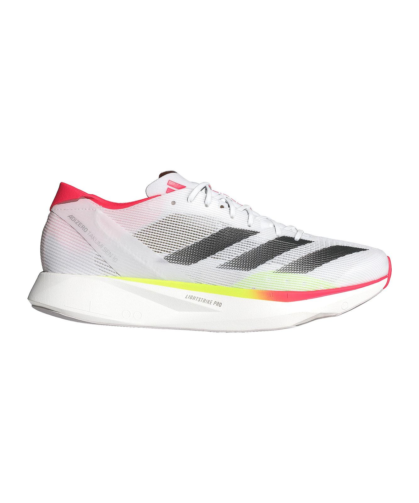 アディダス adidas ランニングシューズ メンズ アディゼロタクミセン 10 | ADIZERO TAKUMI SEN 10 IH5712 ホワイト|ブラック|レッド 28.5 cm