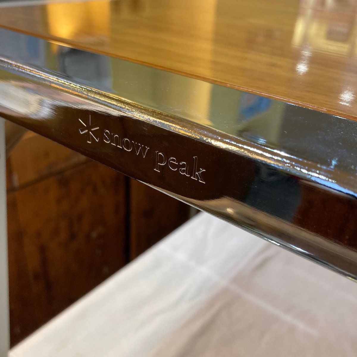 中古○snow peak/スノーピーク○アイアングリルテーブル エントリーIGT