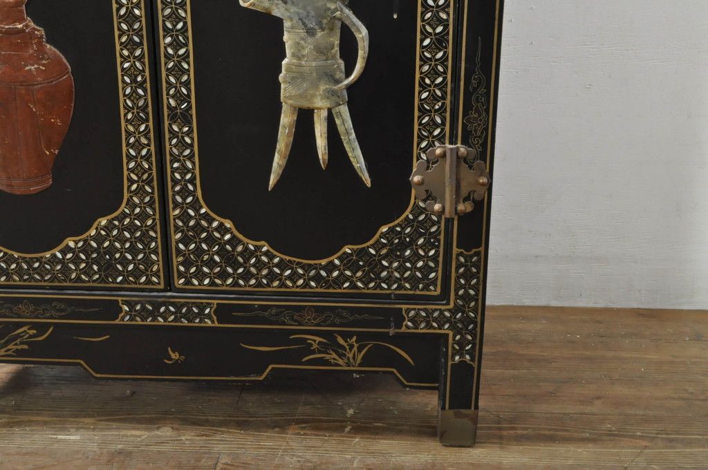 I様専用】コンソールチェスト スリム 猫脚 鍵付属 ナチュラルブラウン