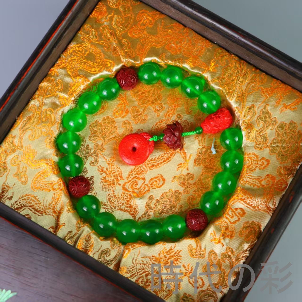 中国古美術 清代 宮廷御蔵 高冰翡翠 宝石彫 旧家蔵 彫刻 飾玉 首飾 唐物 骨董品 アンティーク ジュエリー コレクション R07092701