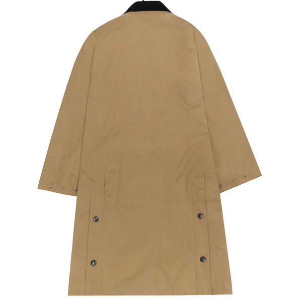 別注 コラボ Barbour × workahoLC EXMOOR ロング コート サイズ38 ノンワックス ベージュ 定価5.3万 47507