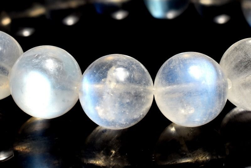 １点物 AA スリランカ産 ブルームーンストーン 9.5mm ブレスレット パワーストーン 天然石 _MA8676
